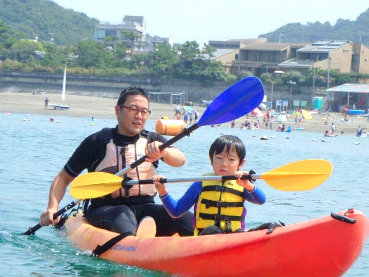 2人乗りカヤックでフィッシングin森戸海岸 Tottsuの２人乗りカヤックでフィッシング