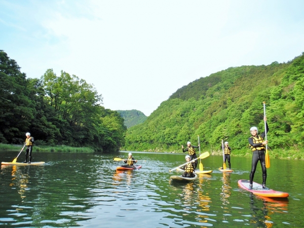 photo by 《自由度NO1!SUPボードで川下り》 リバーSUP 半日コース(埼玉県・秩父・長瀞)|そとあそび